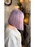 【ホームケア付】ブリーチ+カラー+ESTABLISHEDトリートメント￥27900