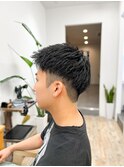 【メンズ★大名】アップバング×ツーブロック×フェードカット