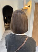 大人ボブ×ハイライトカラー