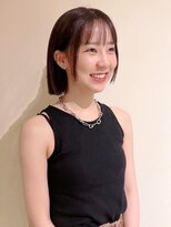 トップヘアー アヴェニュー 刈谷(TOPHAIR Avenue)&nbsp;顔まわりデザイン、襟足ギリギリ、耳かけボブ20代/30代/40代