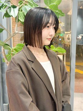 ノエ トトン(noe tton) イメチェン/ホワイトブロンド/外ハネボブ/美髪/名古屋/名駅