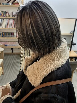 キューズ クラブ(cuz KLUB) 【cuzKLUB】ボブ×コントラストアッシュ*池袋