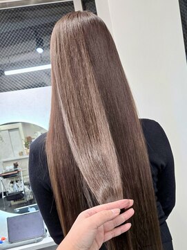 コアブラン 原宿 明治神宮前(CORE blanc) ダブルカラー/ロングヘア/アッシュブラウン/マロンベージュ