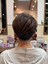 コアフィールフィス(COIFFURE fils)&nbsp;新規お得クーポンあり【見附　今町】ピンクショートスタイル