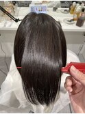 ツヤツヤ髪質改善ストレート
