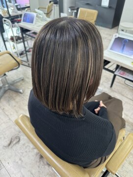 アジールヘア 所沢プロペ通り店(agir hair) ハイライトベージュ似合わせカットメルティカラーブリーチ所沢