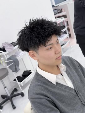 アビー ランシェル(ABEY LENCIEL) ピンツイストパーマ/ジェットモヒカン