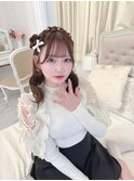 片耳ひつじヘア♪