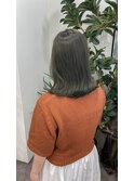 ☆透明感オリーブグレージュ髪質改善レイヤーカットブリーチなし
