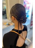 パーティーヘアセット（ウェディングにもOK）
