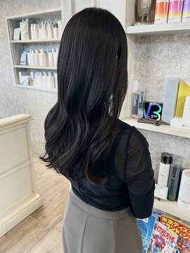 キャアリー(Caary) 福山美容室caary 髪質改善ストレート似合わせカットロング20代