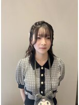 ロロネー 天満(Lolonois)&nbsp;【Lolonois天満】あみこみカチューシャ×ハーフアップ