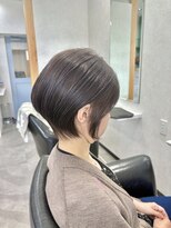 ミツボシ 本八幡(MITSUBOSHI)&nbsp;ココアベージュ/黒髪/小顔/ショートカット/本八幡