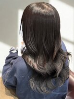 スウィープ 札幌大通(sweep) ダークグレージュ×ゆるレイヤーで柔らか透明感♪