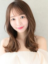 ローマ ギンザ(ROMA Ginza)&nbsp;艶髪ウォームブラウン小顔レイヤーカット前髪カット韓国巻き