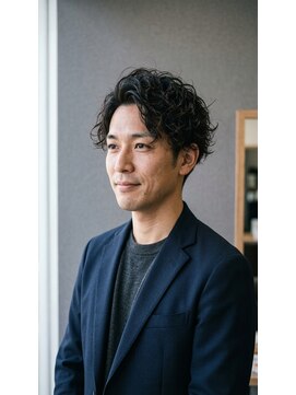 アッシュ 桜木町店(Ash) 桜木町メンズ/大人波打ちスパイラル/色気パーマ/横浜