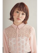 プレイスインザサン(PLACE IN THE SUN)&nbsp;【丸田】短めバングで大人なカジュアルボブ　｜30代40代50代