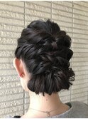 【ヘアアレンジ】編み込みヘアアレンジ♪
