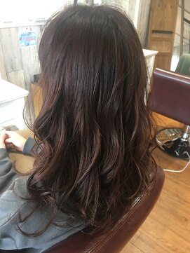 グットゥ ヘアアンドスペース(goutte hair&space) 外国人風ピンクグレージュカラー