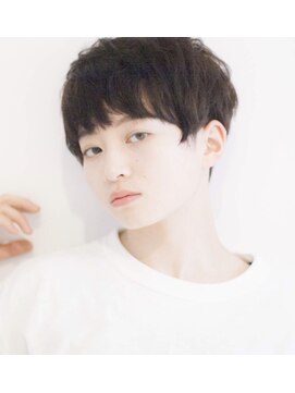 ルルカ ヘアサロン(LuLuca Hair Salon) 【LuLuca豊中／蛍池】エッジショート黒髪スタイル