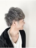 ショートレイヤーかき上げソフトツーブロックビジネス