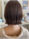 切りっぱなしボブ