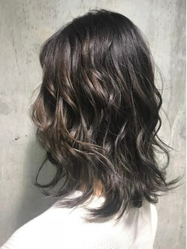 ジュジュル 稲毛本店(jujur) 透明感カラー/ロング/カーキグレージュ/大人かわいい【稲毛】