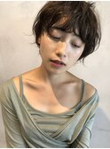 ショートボブ/マッシュショート/ショートヘア/前髪カット