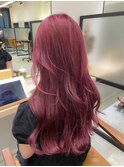 【梅田】ブリーチ1回ありのカシスピンク