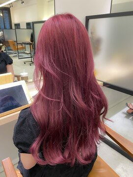 ミリー 梅田店(milly) 【梅田】ブリーチ1回ありのカシスピンク