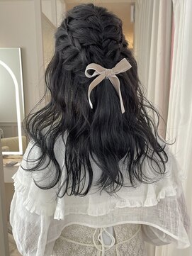 ランド 原宿表参道(LAND) もこもこハーフアップ