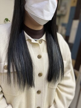 ヘアサロン レリー(hair salon relie) インナーカラーブルー★