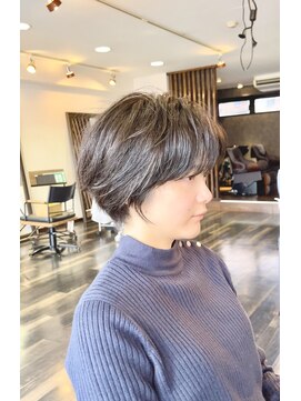 ヘアスペース クレール(hair space clair) 【clair 清水恭平】20代30代40代　大人ナチュラル　横顔美人