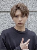 小久保Style☆波巻きハイライト束感ツーブロックマッシュパーマ