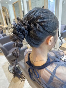 ジーナ セントラル銀座(Zina) パーティーアレンジ＊ポニーテール【ZinaCENTRAL】