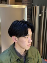 リバティシェアバーバー 銀座(LIBERTY SHARE BARBER) 【爆モテ】ニュアンスセンターパート