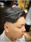 ツーブロック フェード