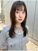 【NARUOKA】栄/名古屋/レイヤーカット/地毛風カラー/前髪カット