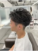ビジネスワンカール　サイドシルエット