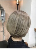 ショート　白髪ぼかし　ハイライト　髪質改善