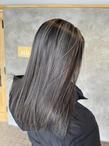 マルフェ 天王寺(marfe) グレージュハイライトカラーケアブリーチ透明感カラー