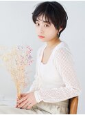 ナチュラルショート 黒髪