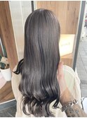 艶感のあるカラー×艶カラー×グレージュ×韓国