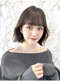 【SHIHO】韓国ボブ/くびれボブ／前髪あり/20代30代40代◎