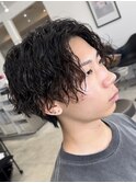 波巻きパーマツイストスパイラルパーマメンズカット名駅名古屋
