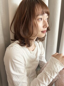 ノラギンザユー(NORA GINZA/U) レイヤーボブ外ハネボブレイヤーパーマウルフボブ顔まわりカット