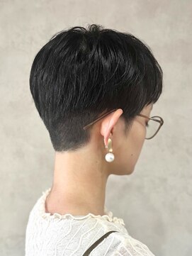 エンクス(enx) ホワイトグレージュデジタルパーマミニウルフMH13