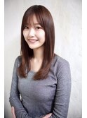 内巻き/大人上品/ナチュラルブラウン/北千住
