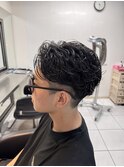 ラルフカール　極道パーマ　ニュアンスパーマ　フェードカット