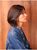 インナーカラー×レイヤーボブ